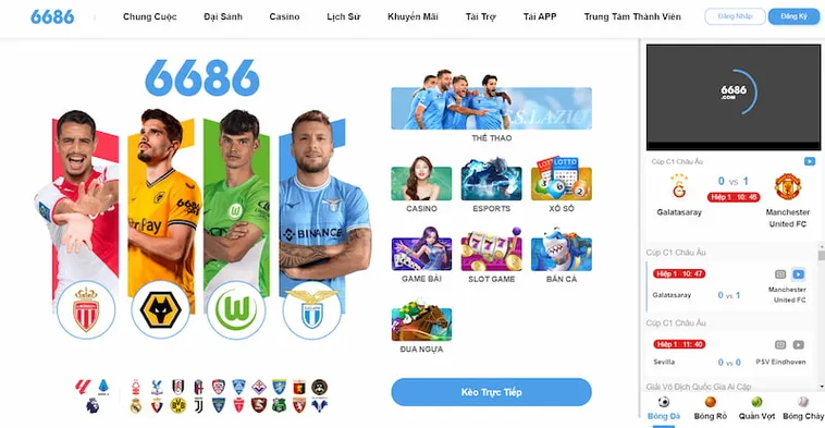 Đánh Giá Nhà Cái 6686 Năm 2026: Uy Tín, Dịch Vụ Và Trải Nghiệm Người Chơi Thực Tế